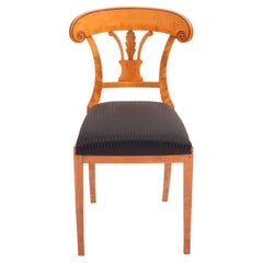 19th Century Biedermeier Chair Cherrywood around 1820