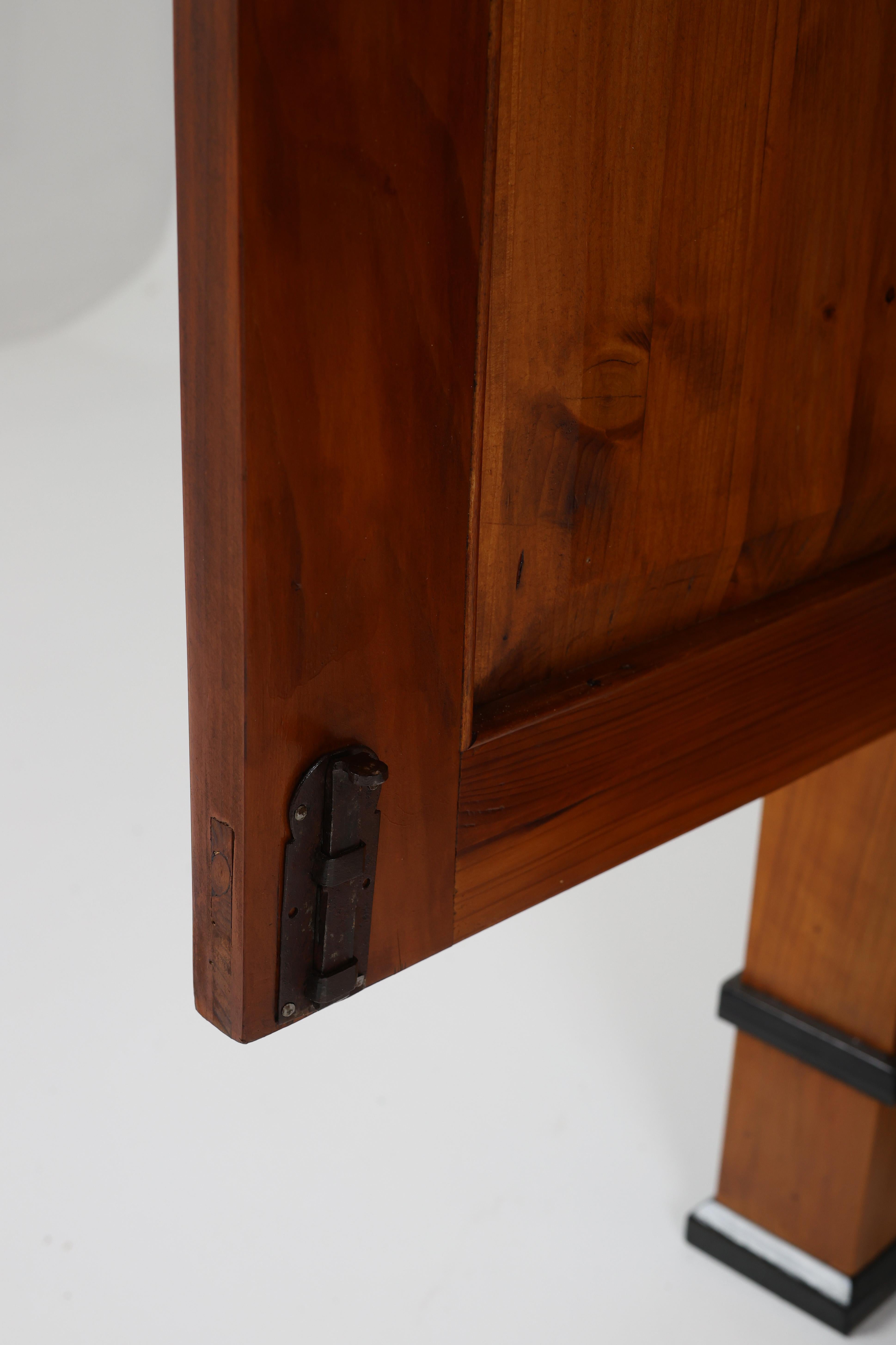 19th Century Biedermeier Cherry wood Wardrobe For Sale 7