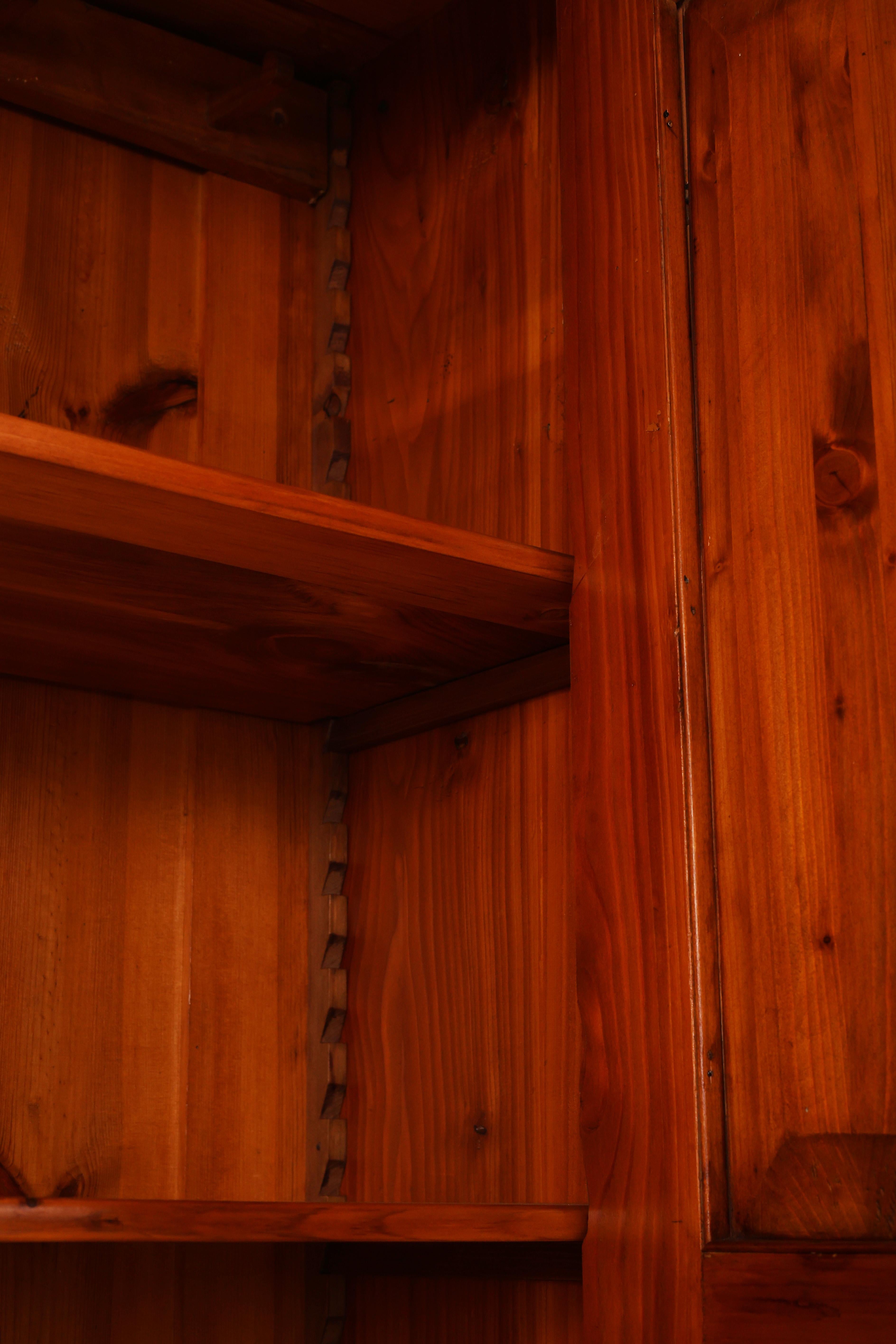 19th Century Biedermeier Cherry wood Wardrobe For Sale 9