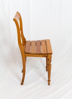 Biedermeier Cherrywood Chair, Polished Finish, Germany, Circa 1830
