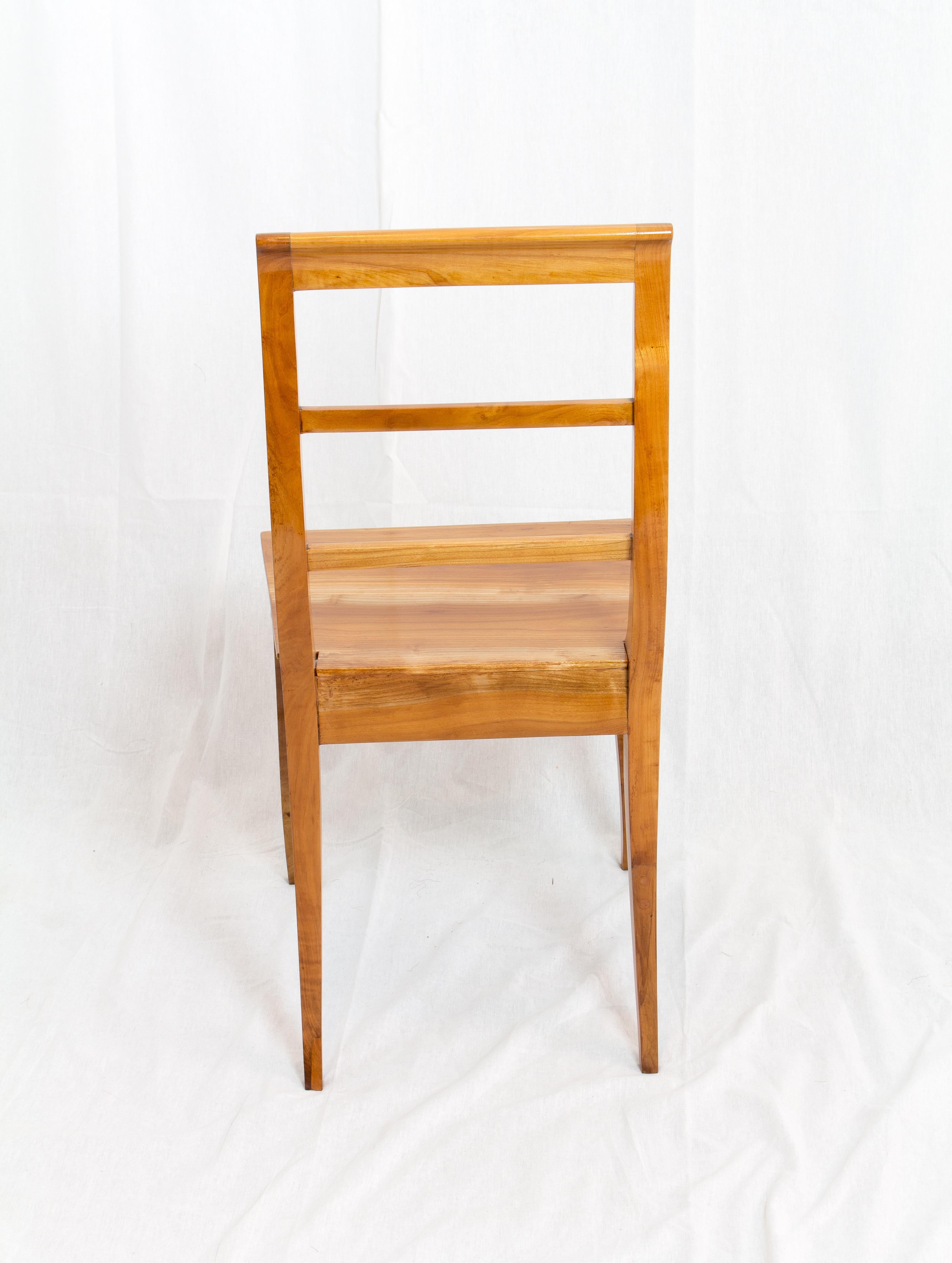 German 19th Century Biedermeier Cherrywood Chair