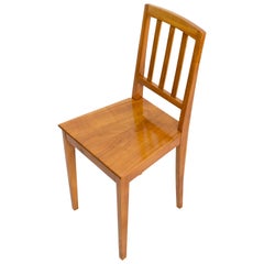 Sedia Biedermeier in ciliegio del XIX secolo