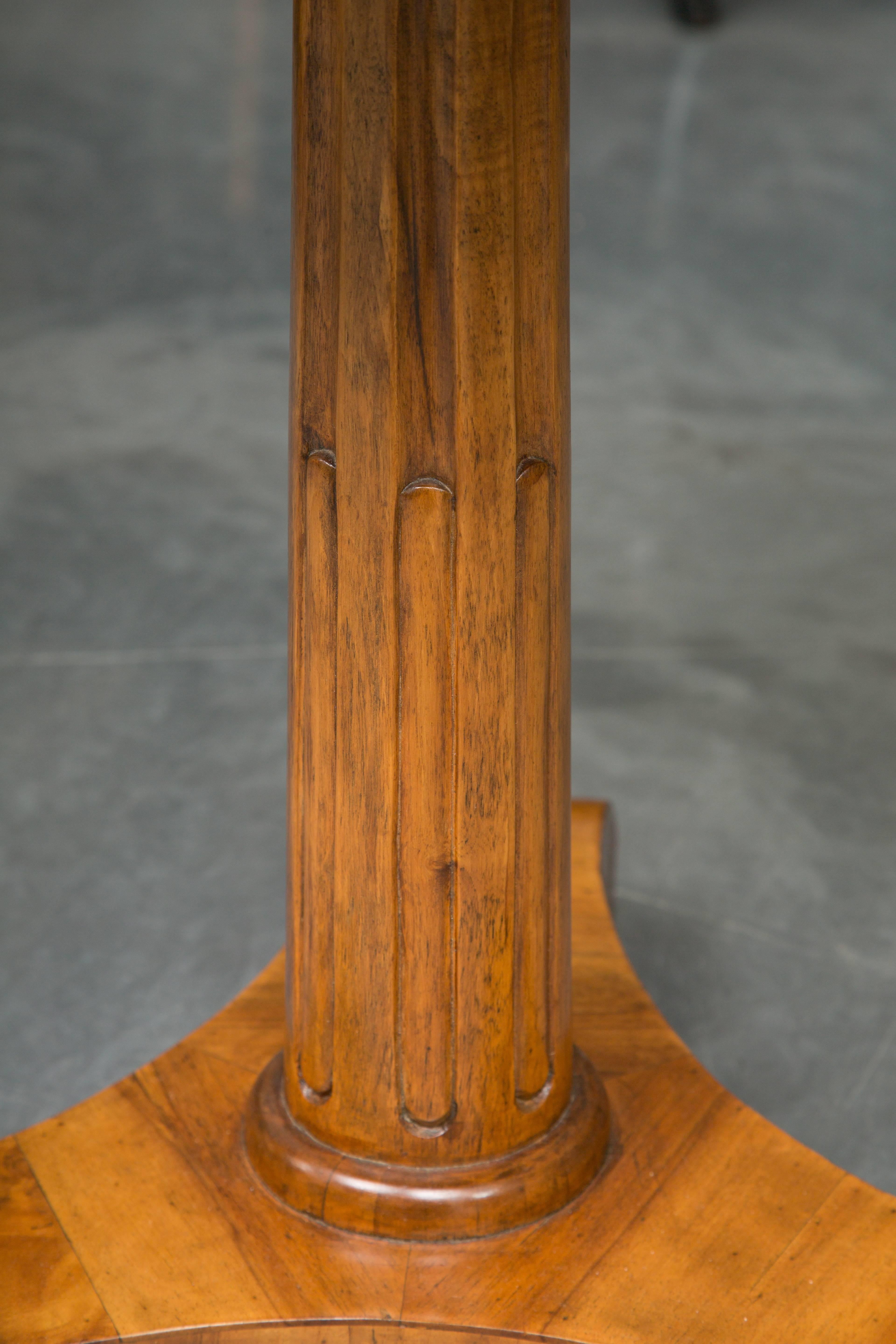 Austrian 19th Century Biedermeier Cherrywood Circular Side Table