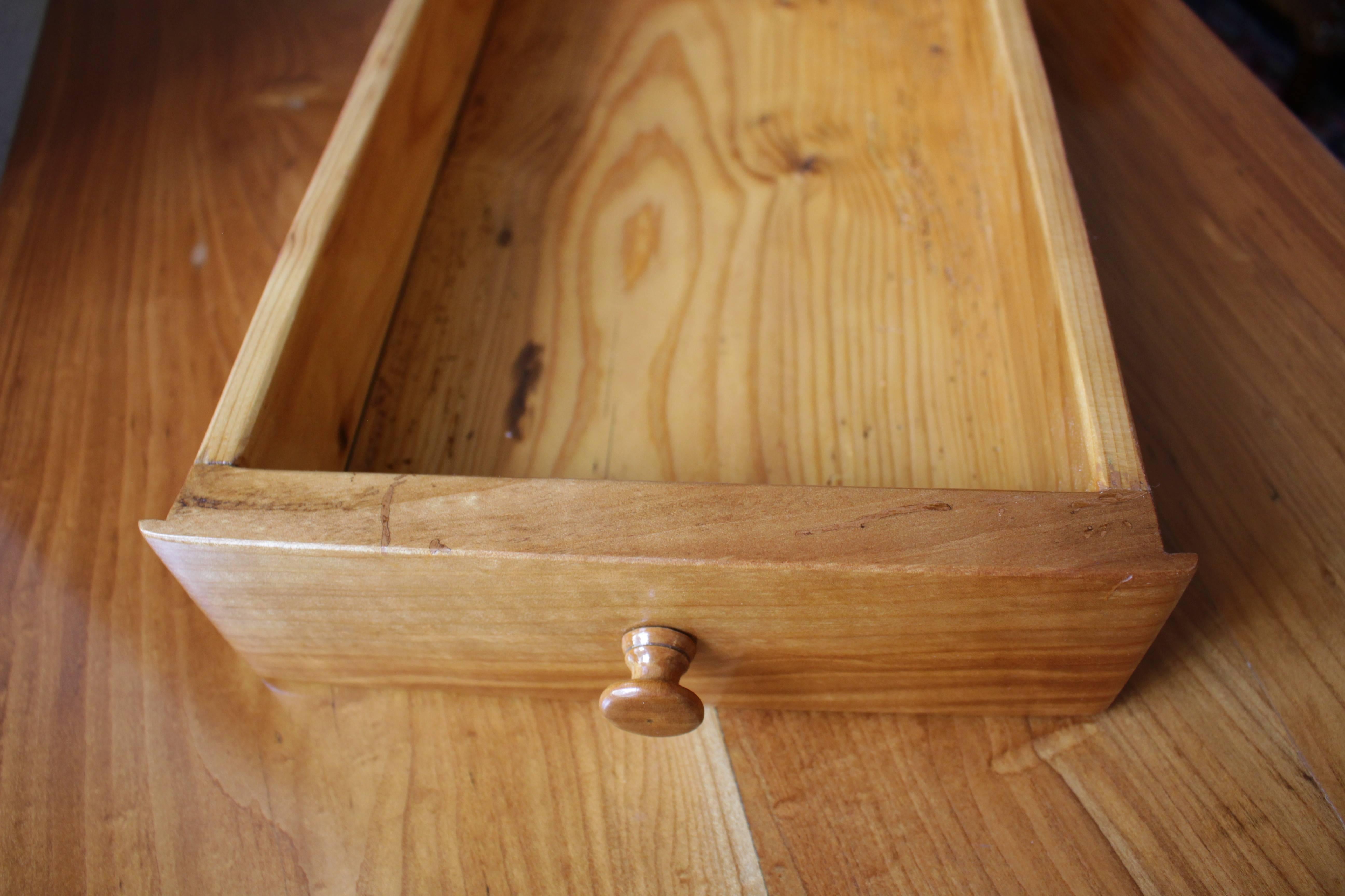 German 19th Century Biedermeier Cherrywood Side Table