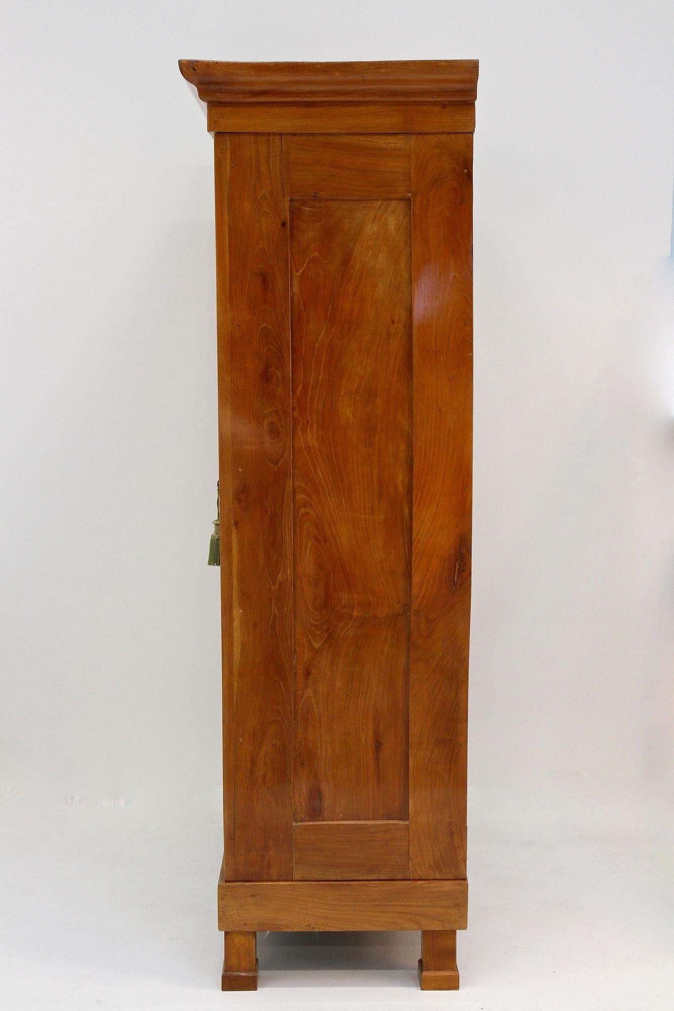 Vetrina in ciliegio Biedermeier del XIX secolo, Austria, 1840 ca. in vendita 8