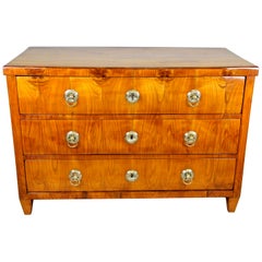 Antique 19th Century Biedermeier Chest of Drawers Cherrywood, Austria, circa 1830