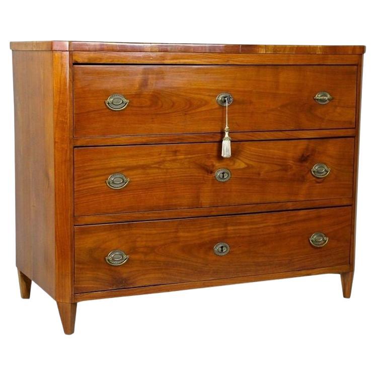 19th Century Biedermeier Chest Of Drawers, Cherrywood, Austria circa 1830 For Sale