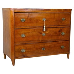 19th Century Biedermeier Chest Of Drawers, Cherrywood, Austria circa 1830