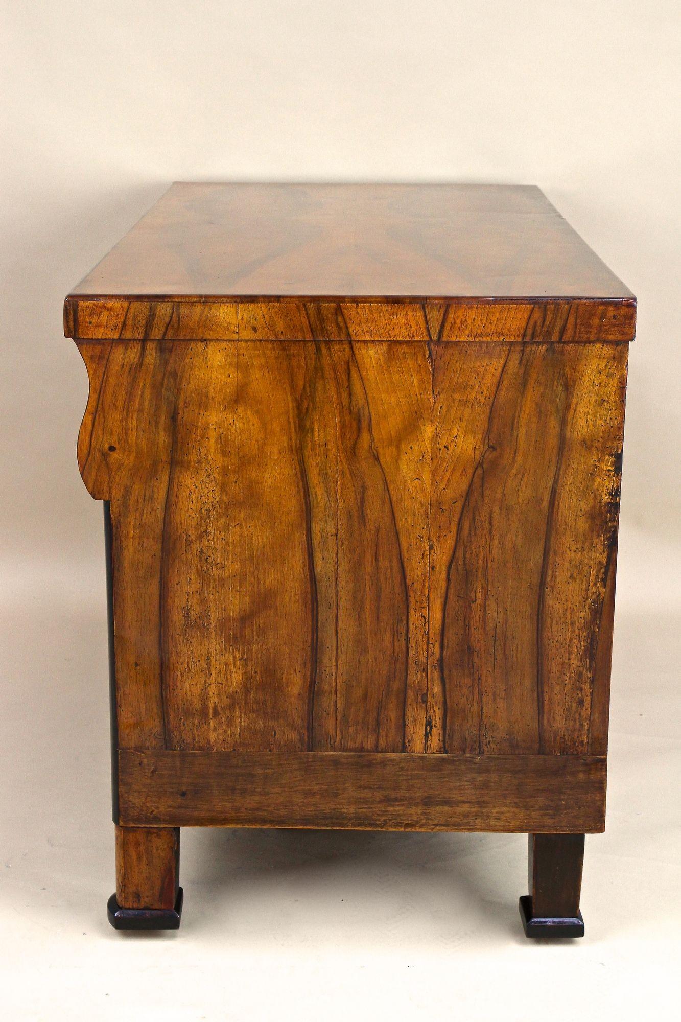 19th Century Biedermeier Chest of Drawers/ Commmode, Hand-Polished, AT ca. 1825 For Sale 7