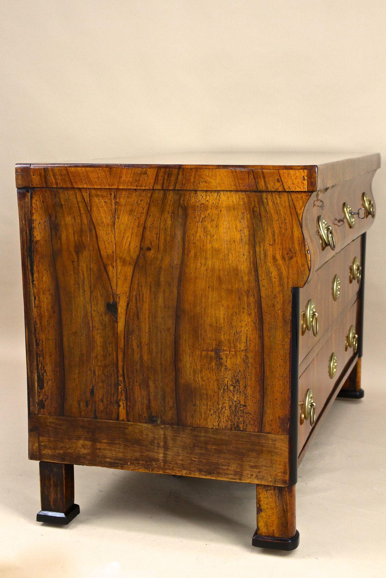 19th Century Biedermeier Chest of Drawers/ Commmode, Hand-Polished, AT ca. 1825 For Sale 8
