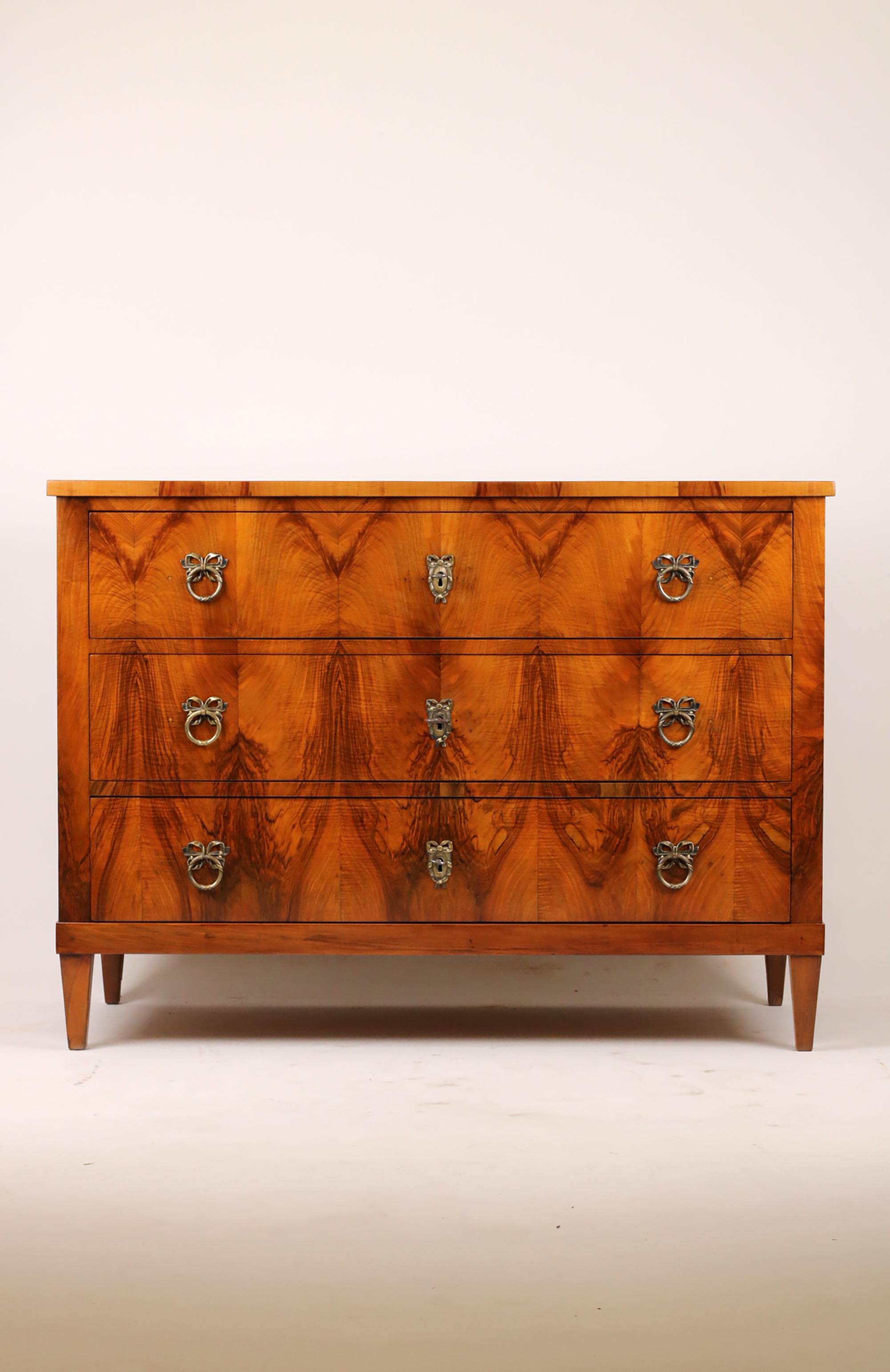 19th Century Biedermeier, Chest of drawers For Sale 8