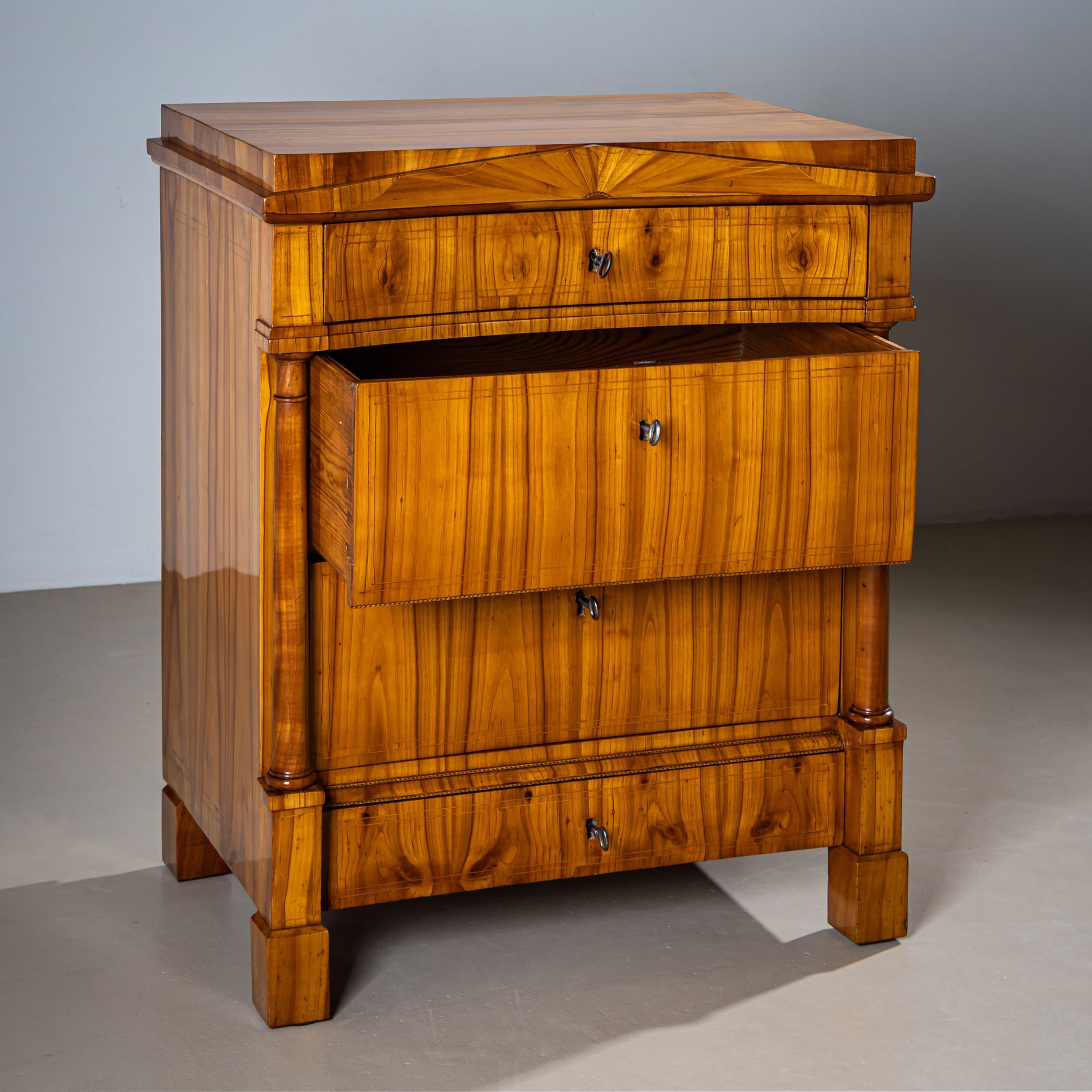 19th Century Biedermeier Chest of Drawers For Sale 2