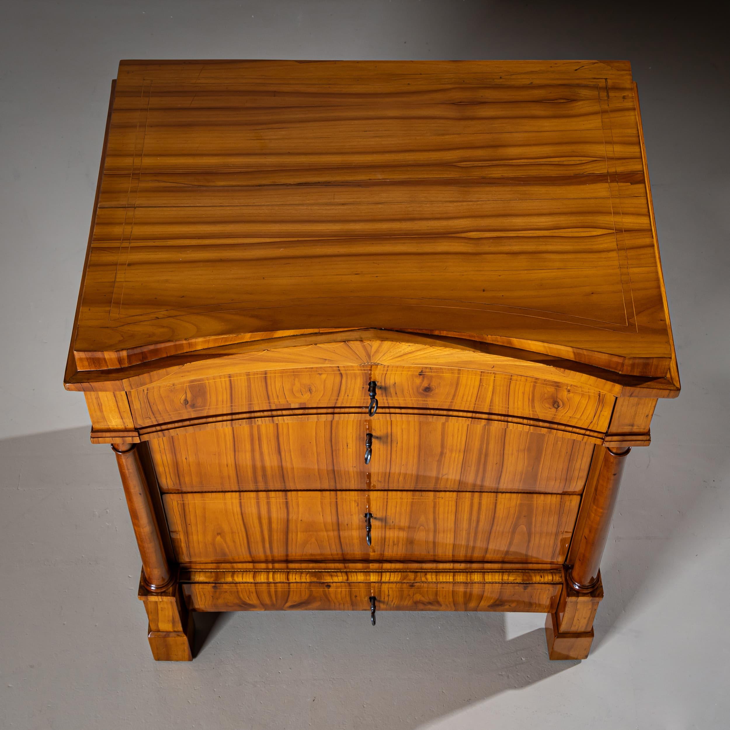 19th Century Biedermeier Chest of Drawers For Sale 4