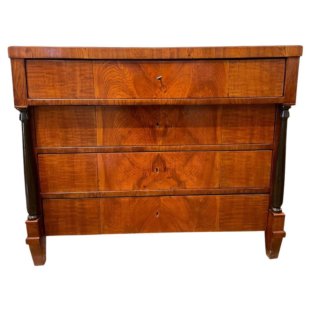 19th Century Biedermeier Chest of Drawers For Sale
