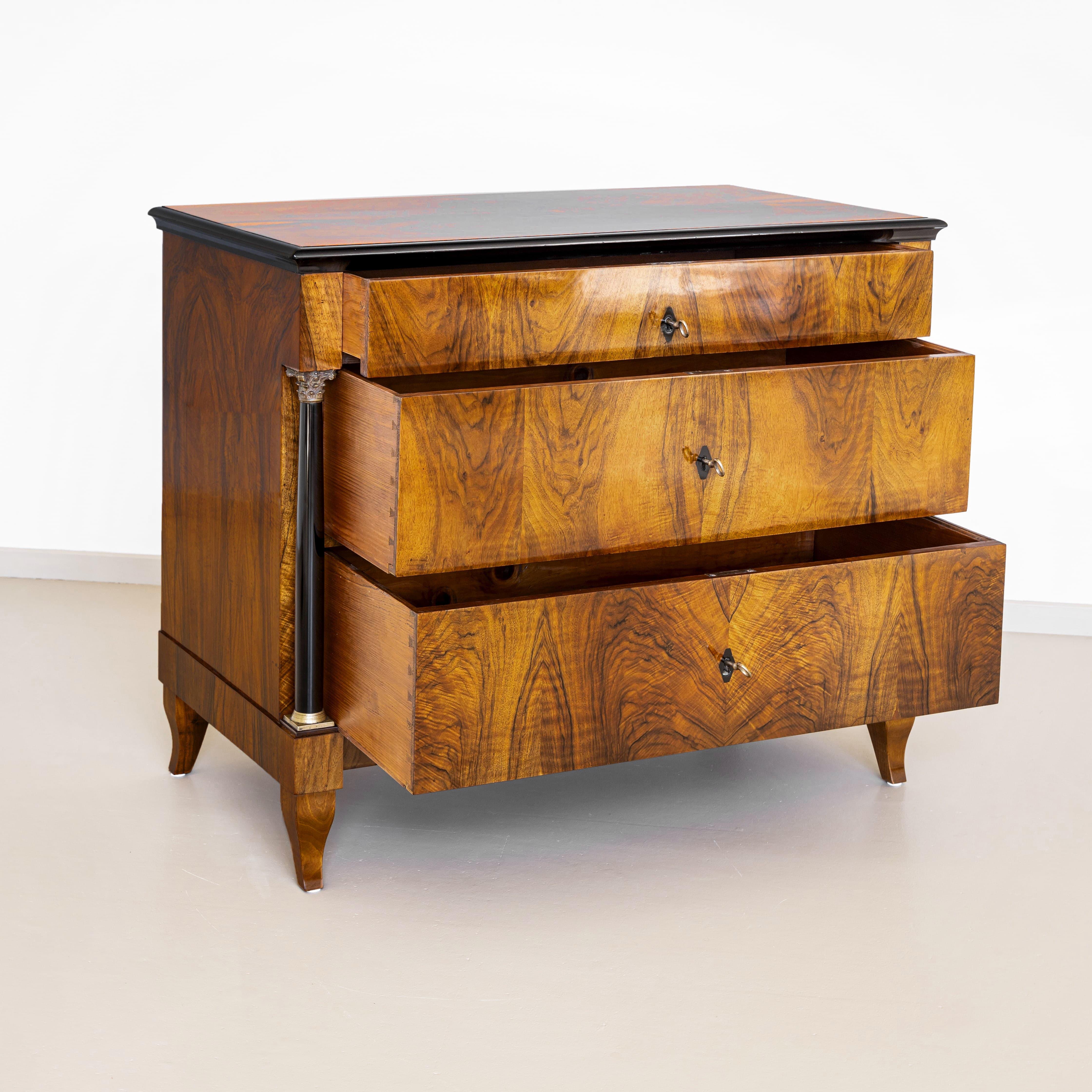 Cómoda Biedermeier Siglo XIX, Sur de Alemania Alemán en venta
