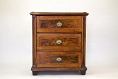 19th Century Biedermeier Chest Of Drawers With Micro-Inlays, Walnut, AT ca. 1850
