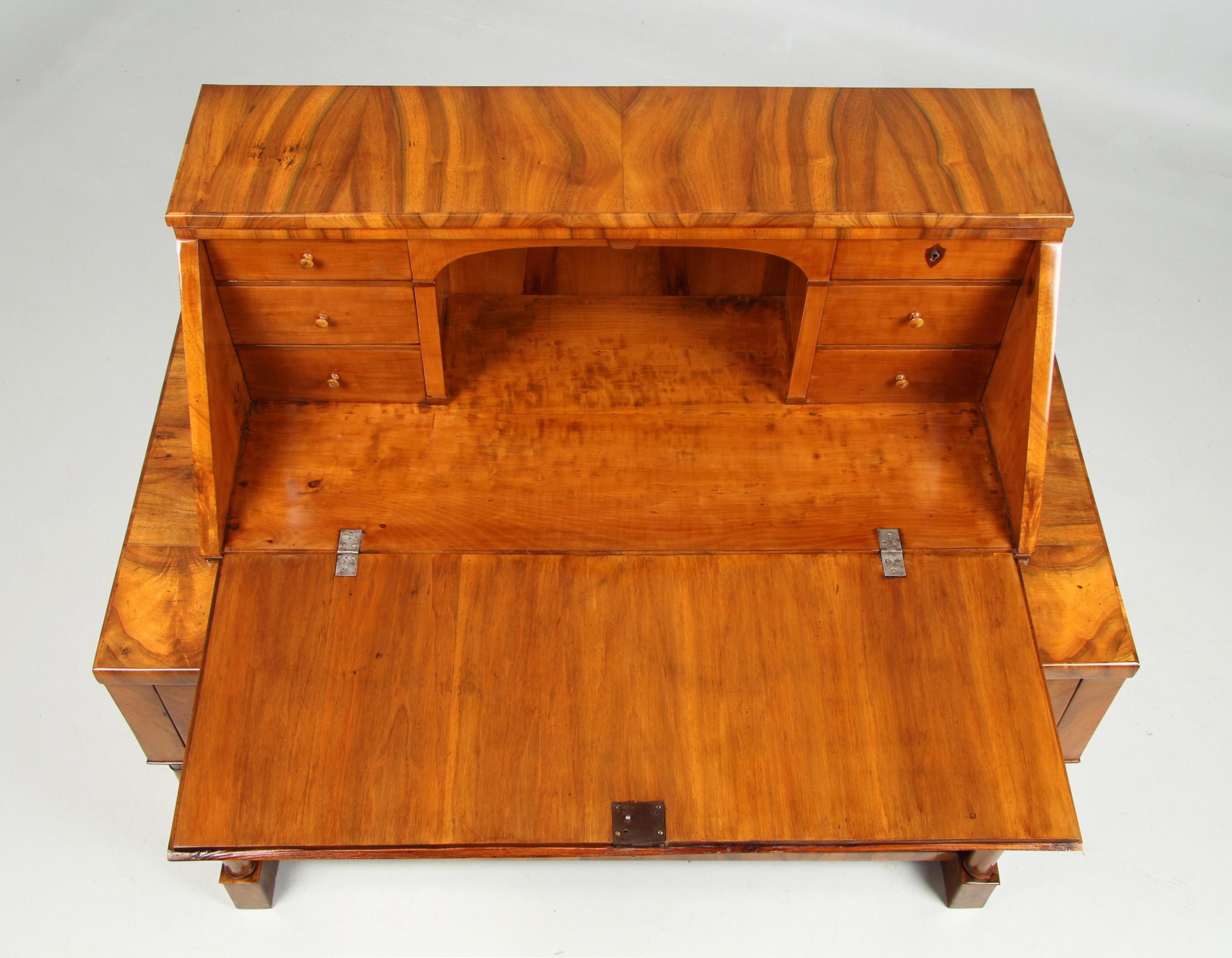 Biedermeier-Kommode des 19. Jahrhunderts mit Sekretär-Kommode, um 1830 im Angebot 1