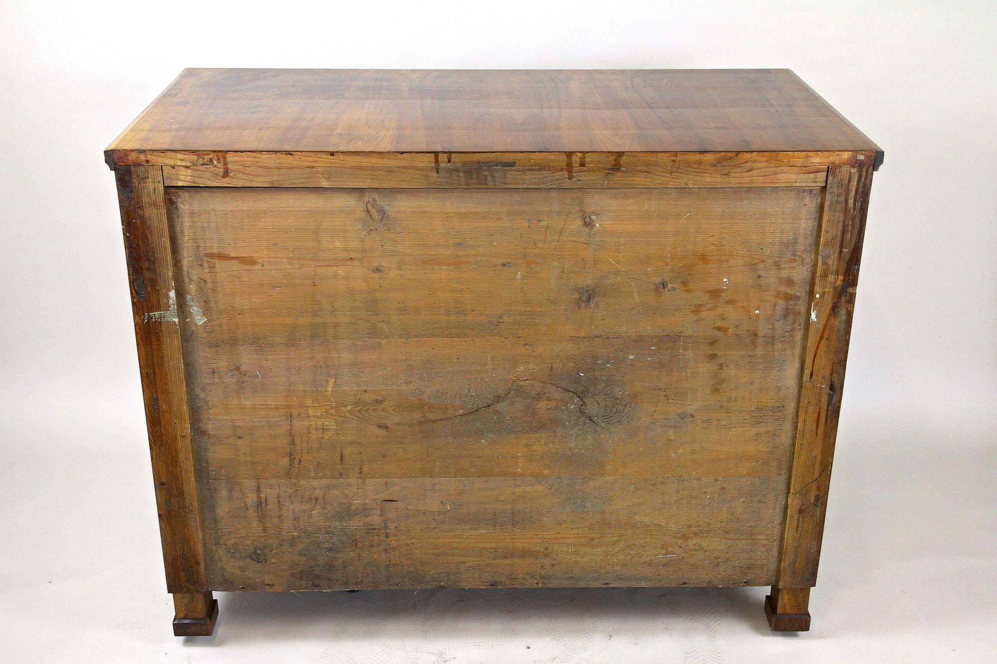 19th Century Biedermeier Chest Of Drawers/ Writing Commode, Austria ca. 1830 For Sale 14