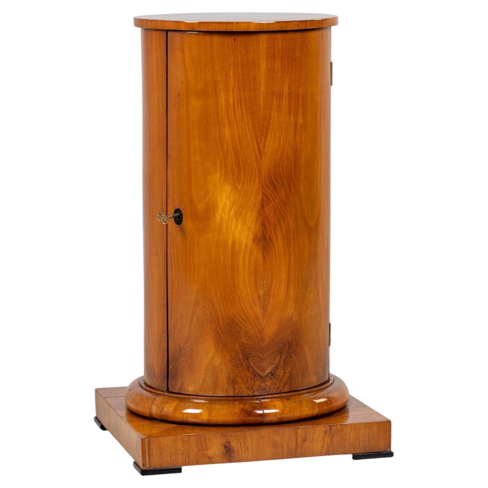 19th Century Biedermeier Column Cabinet, Cherry, Southern Germany circa 1830