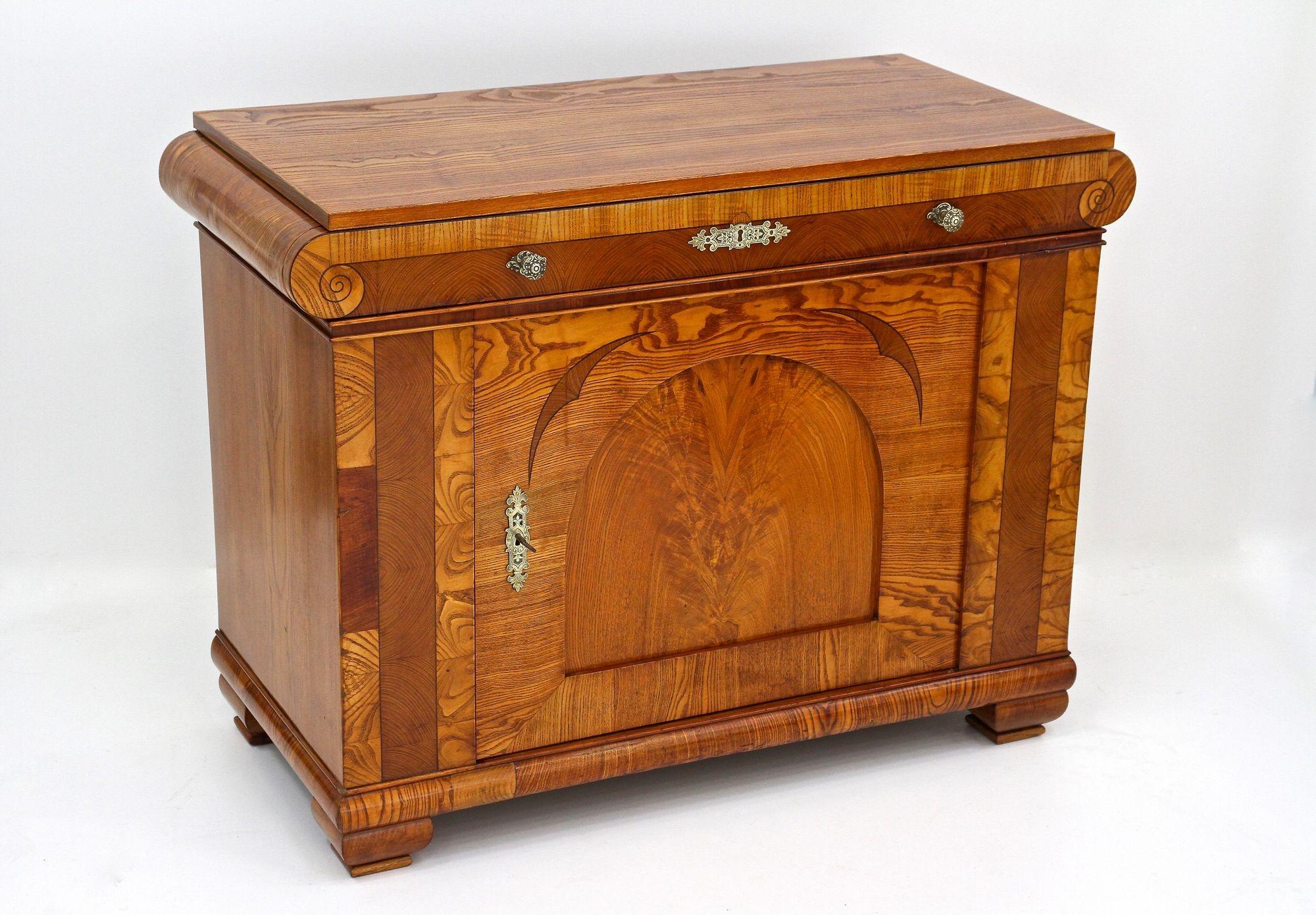 Comò Biedermeier del 19° secolo, legno di frassino - Bohemia circa 1860 In condizioni buone in vendita a Lichtenberg, AT