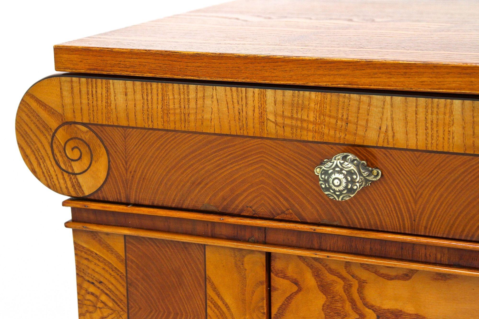 Comò Biedermeier del 19° secolo, legno di frassino - Bohemia circa 1860 in vendita 2