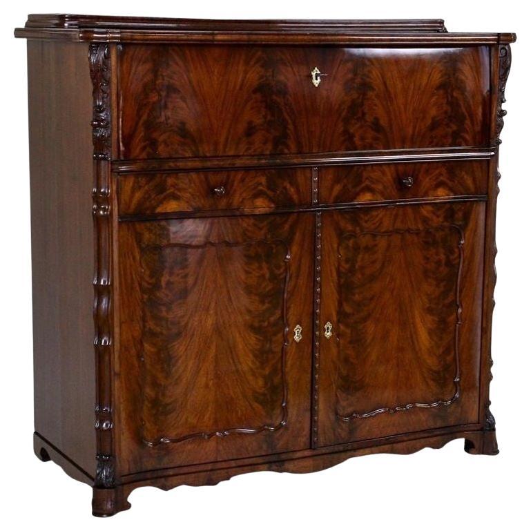 19th Century Biedermeier Commode/ Sideboard/ Halfcabinet, Austria ca. 1850 For Sale