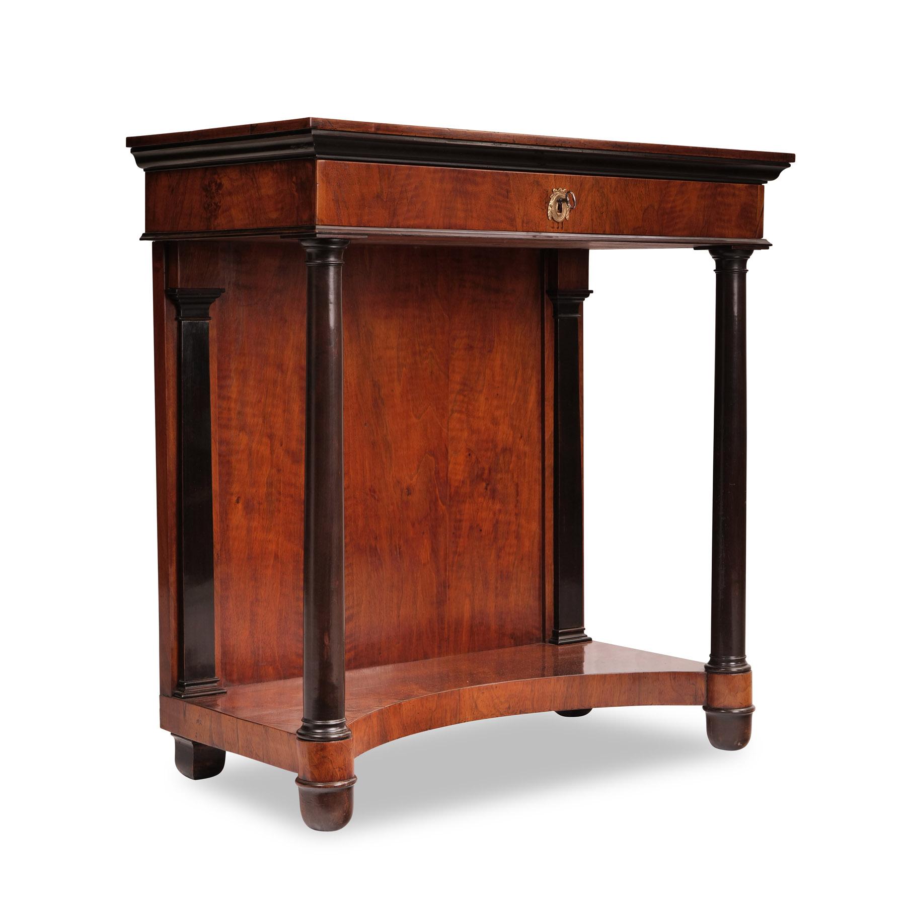 Early 19th Century 19th Century Biedermeier Console Table Mahogany c. 1825 For Sale