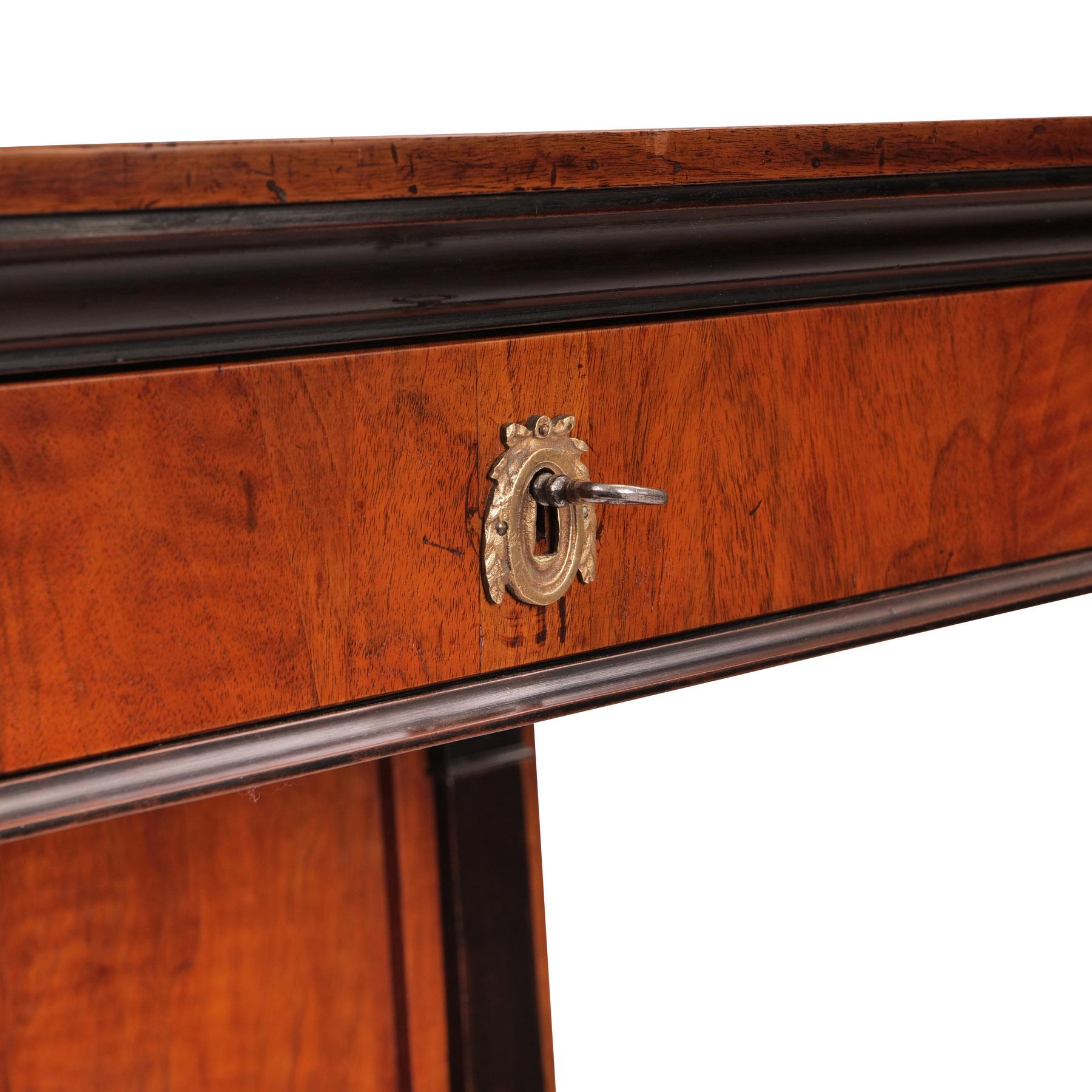 19th Century Biedermeier Console Table Mahogany c. 1825 For Sale 2