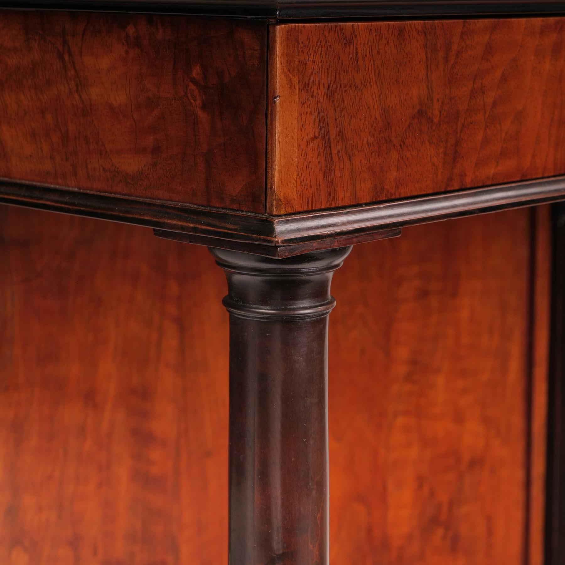 19th Century Biedermeier Console Table Mahogany c. 1825 For Sale 3