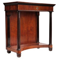 Antique 19th Century Biedermeier Console Table Mahogany c. 1825