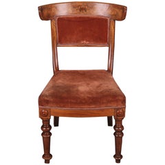 19th Century Biedermeier Curving Backrest Chair