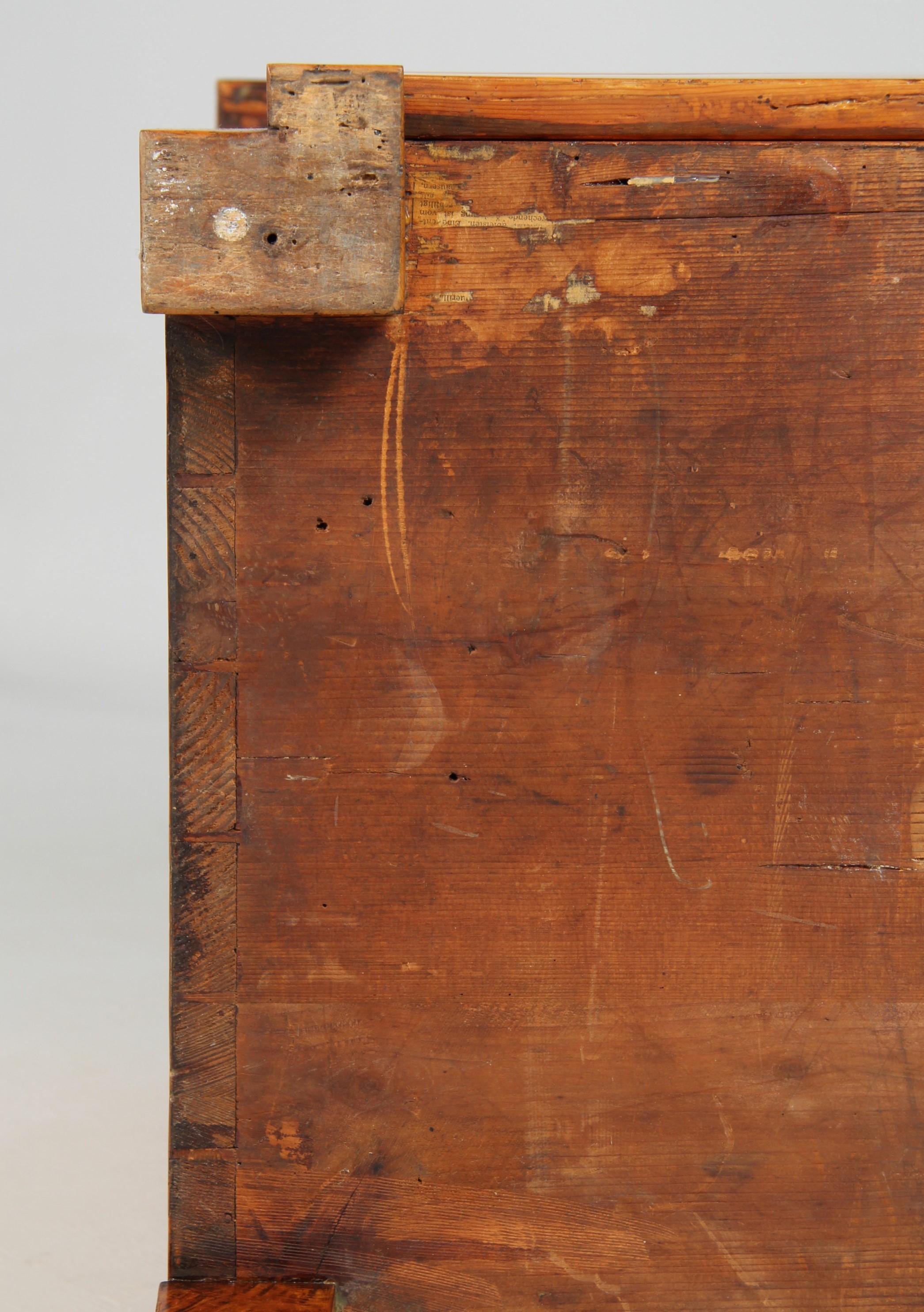 19th Century Biedermeier Display Cabinet, Bookcase, Birch, Germany circa 1835 9