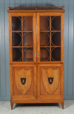 19th century biedermeier display cabinet