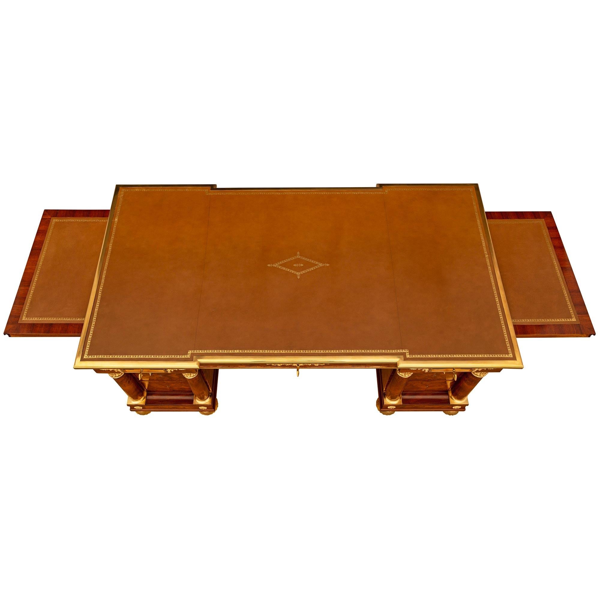 Scrivania Biedermeier Impero/Neo-Classico del XIX secolo. Scrivania di Francois Link in vendita 8