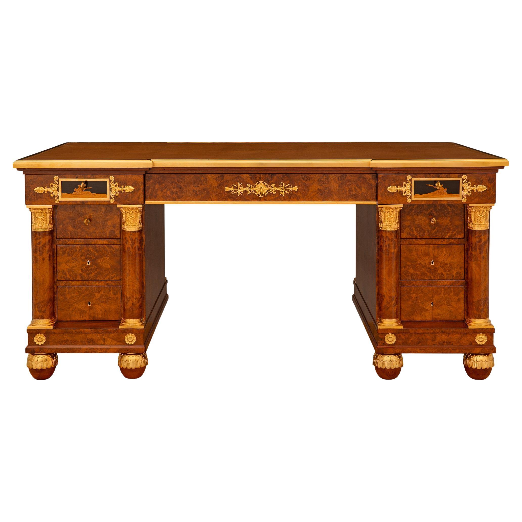 19th century Biedermeier Empire/Neo-Classical st. Desk by Francois Linke