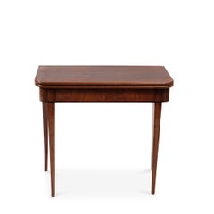 19th Century Biedermeier Folding Console Table Mahogany
