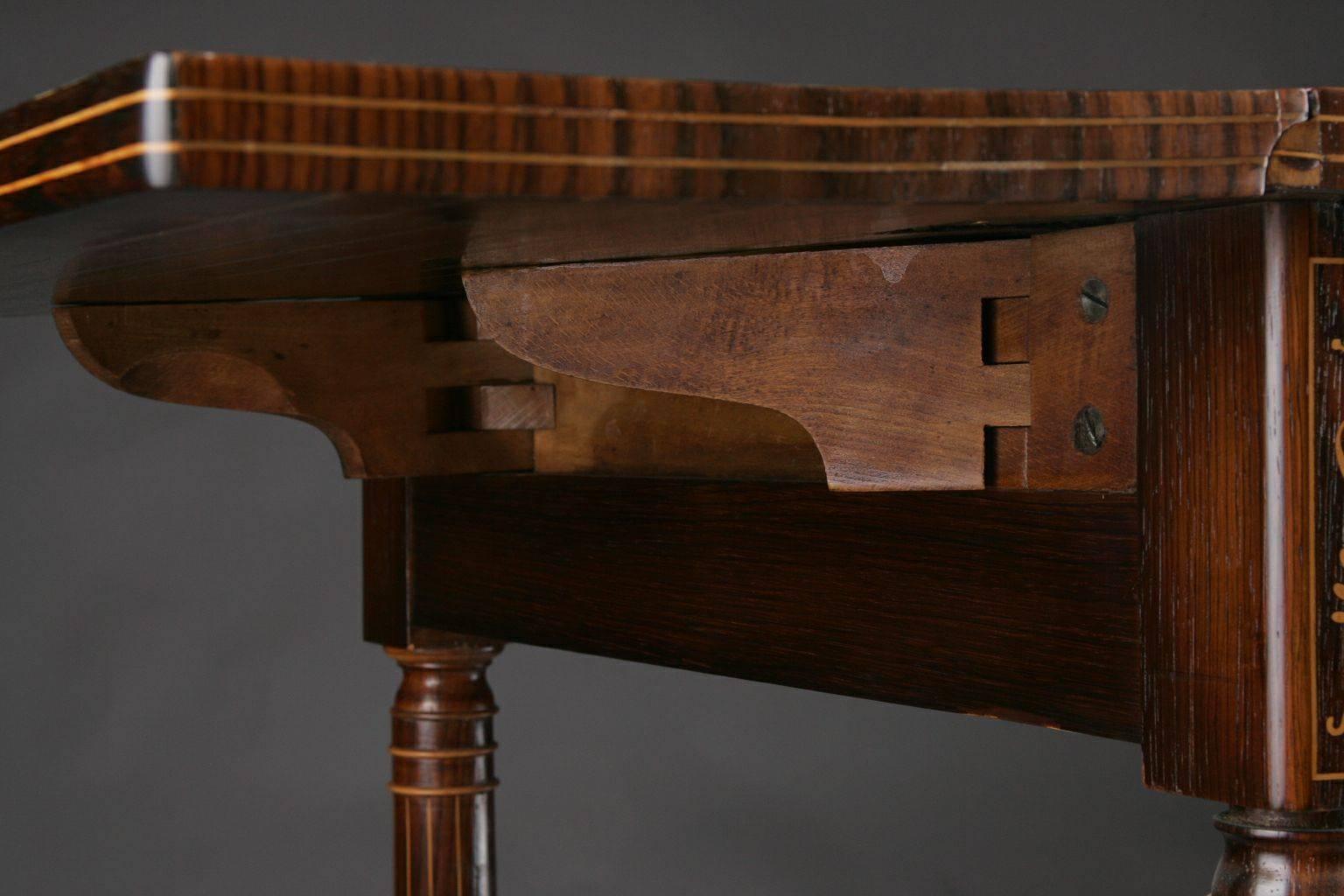 19th Century Biedermeier Folding Table For Sale 3