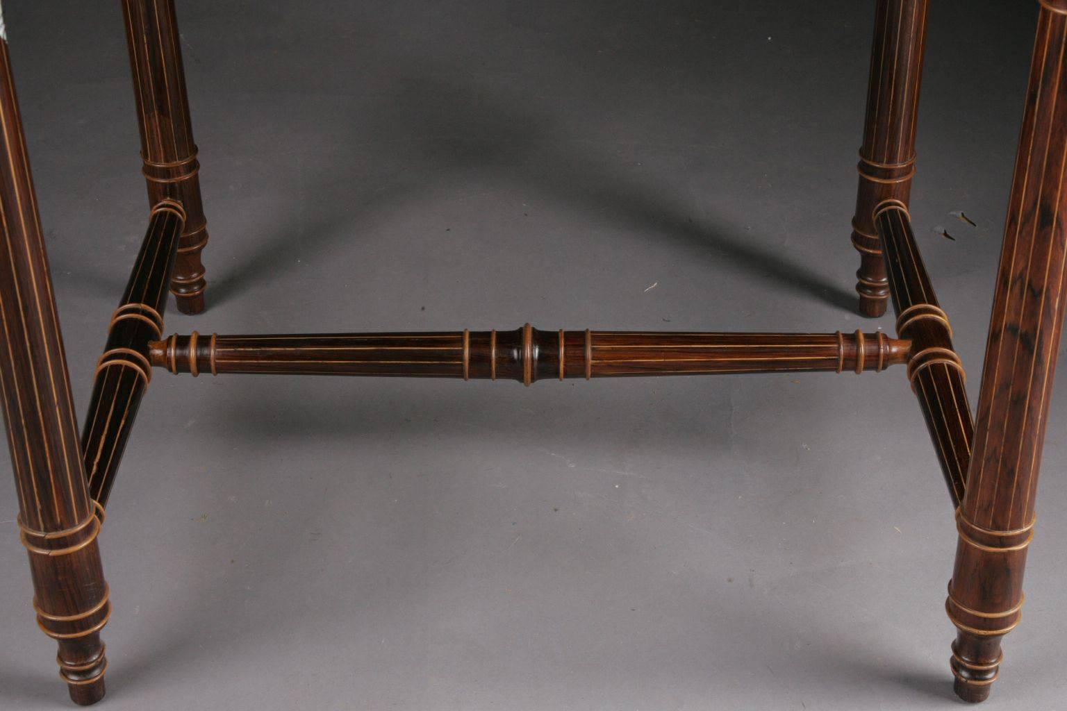 19th Century Biedermeier Folding Table For Sale 4