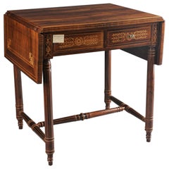 Used 19th Century Biedermeier Folding Table