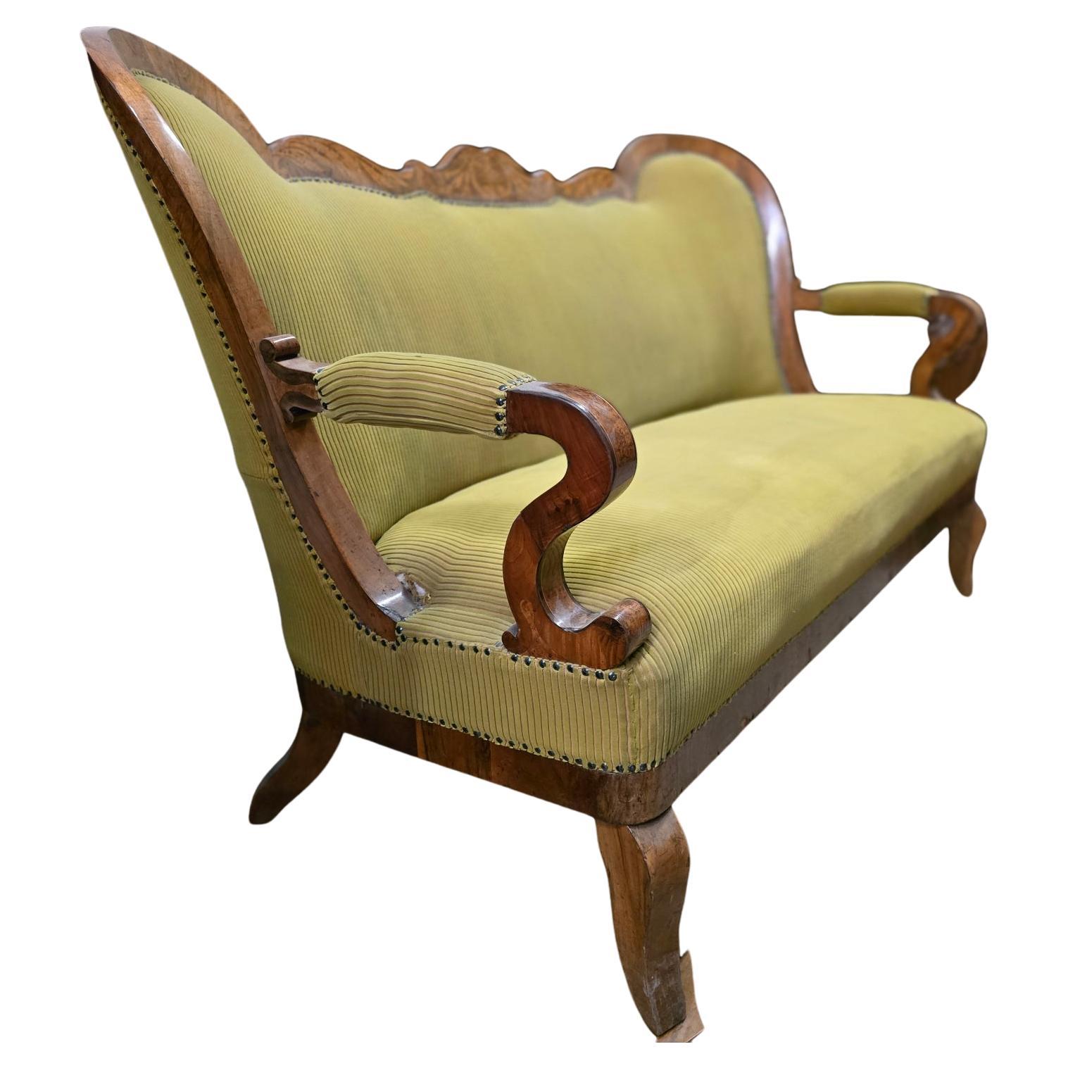19th Century Biedermeier gyogyoru sofa For Sale