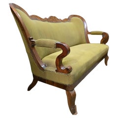Antique 19th Century Biedermeier gyogyoru sofa
