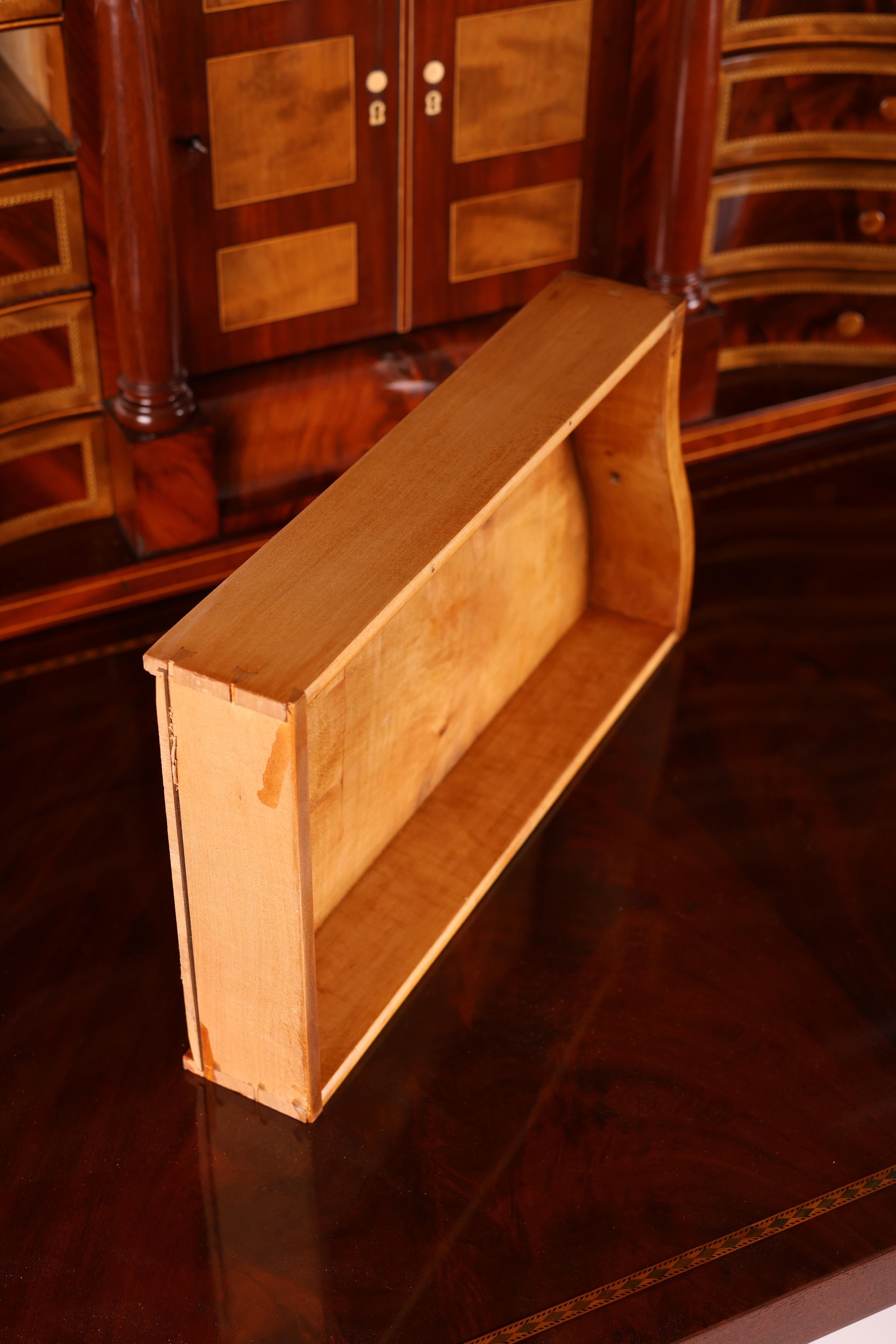 19th Century Biedermeier Mahogany Secretary For Sale 11