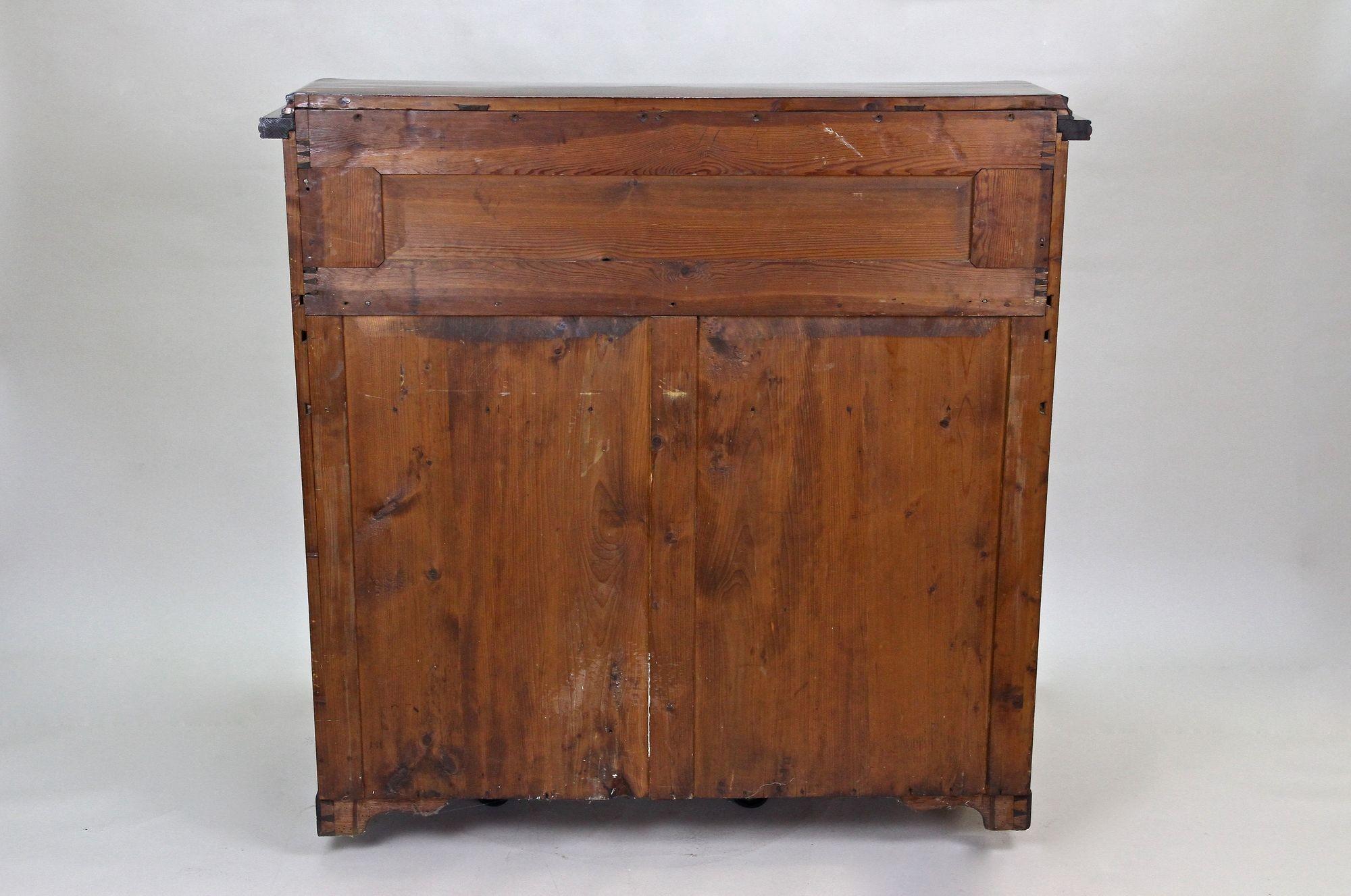 19th Century Biedermeier Mahogany Sideboard/ Buffet/ Halfcabinet, AT ca. 1850 For Sale 9