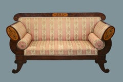 19th Century Biedermeier Mahogany Sofa. Austria, c. 1830.
