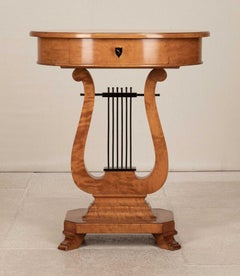 19th Century Biedermeier Music Table