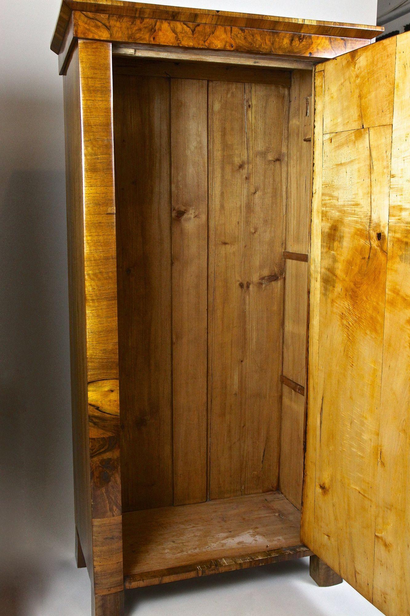 Armadi in legno di noce Biedermeier del XIX secolo, Austria, 1830 circa in vendita 5