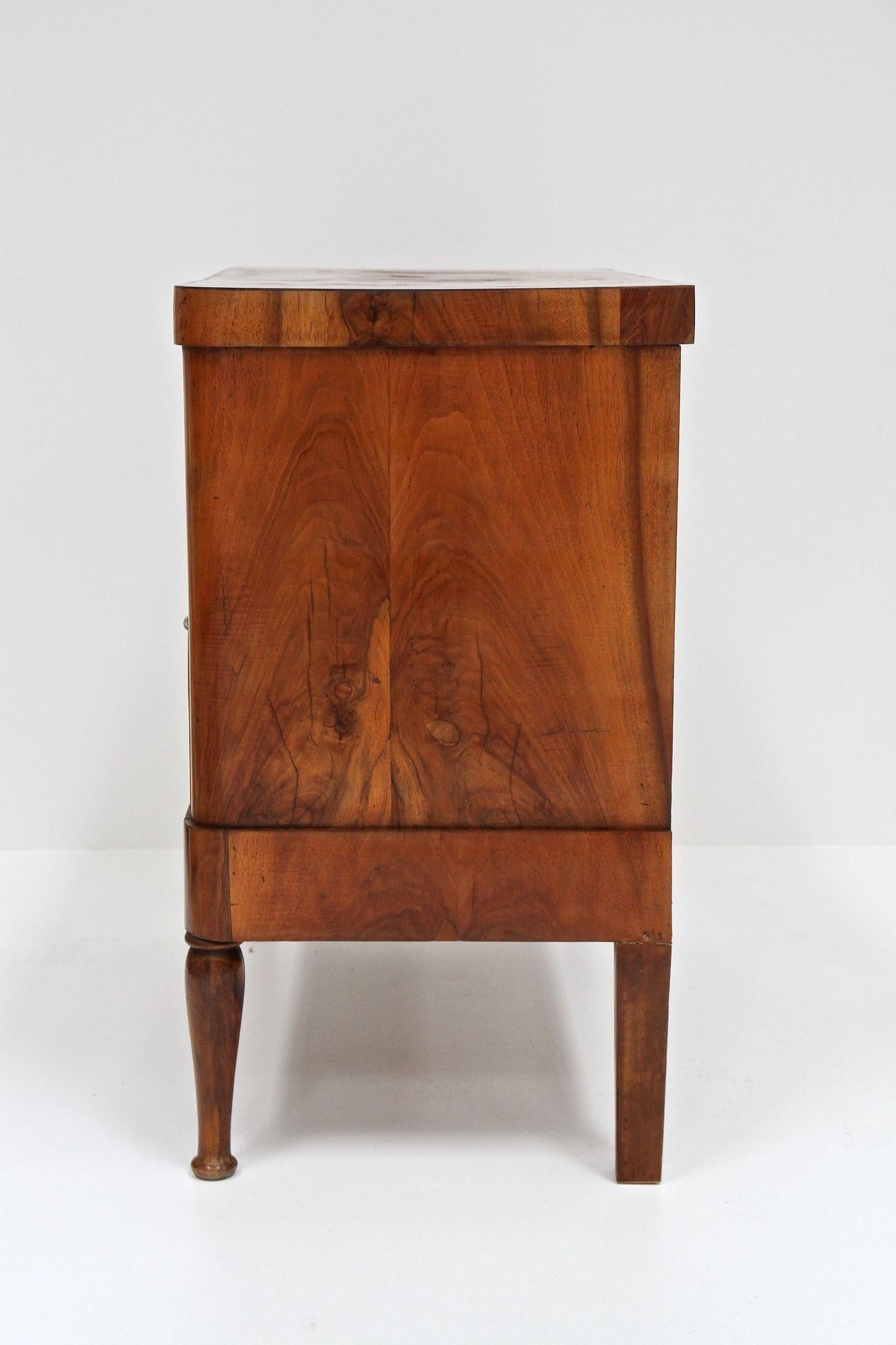 Cassettiera in legno di noce Biedermeier del XIX secolo, Austria, 1840 ca. in vendita 3