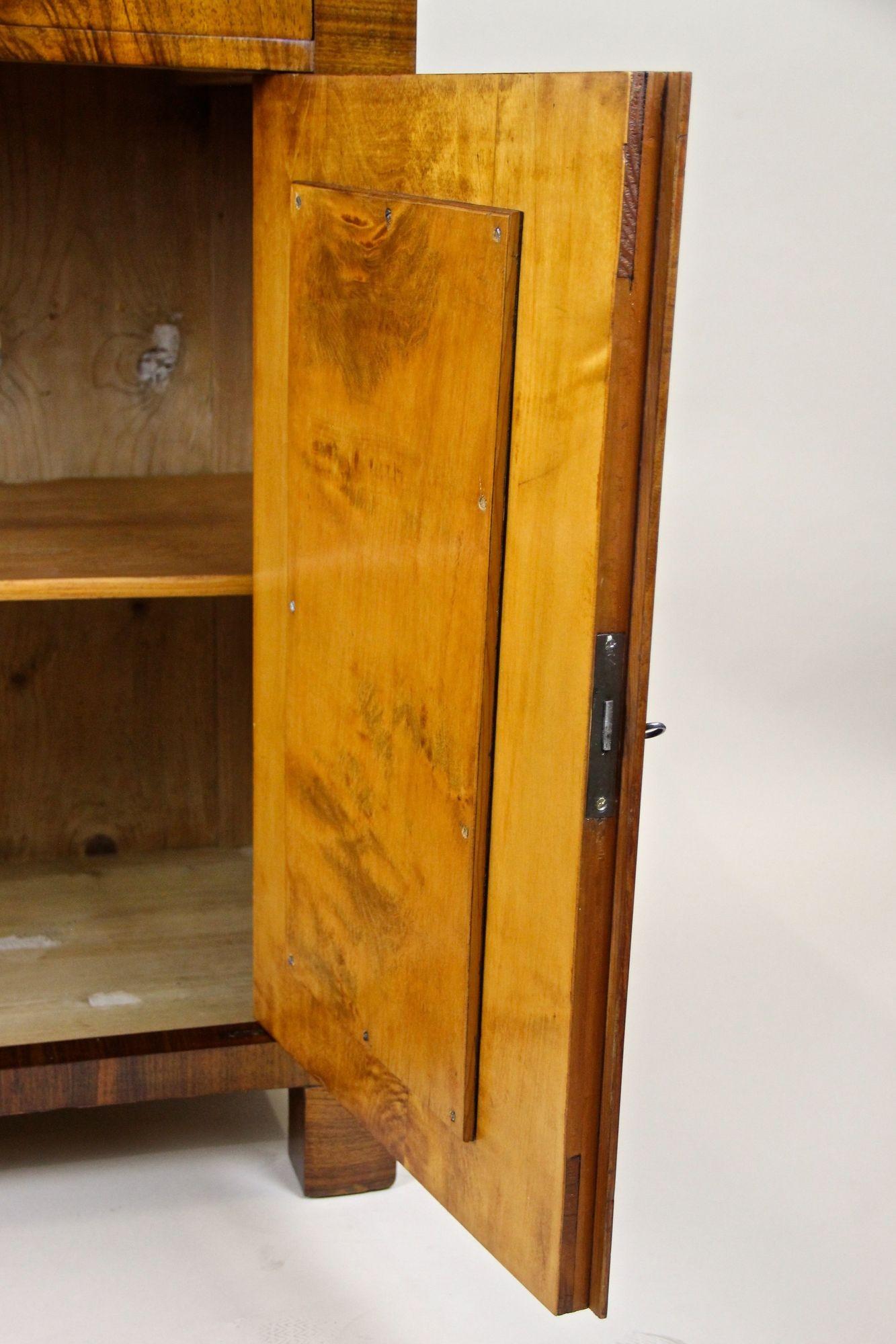 Biedermeier del XIX secolo in legno di noce Commode/ Trumeau, Austria, circa 1845 in vendita 2
