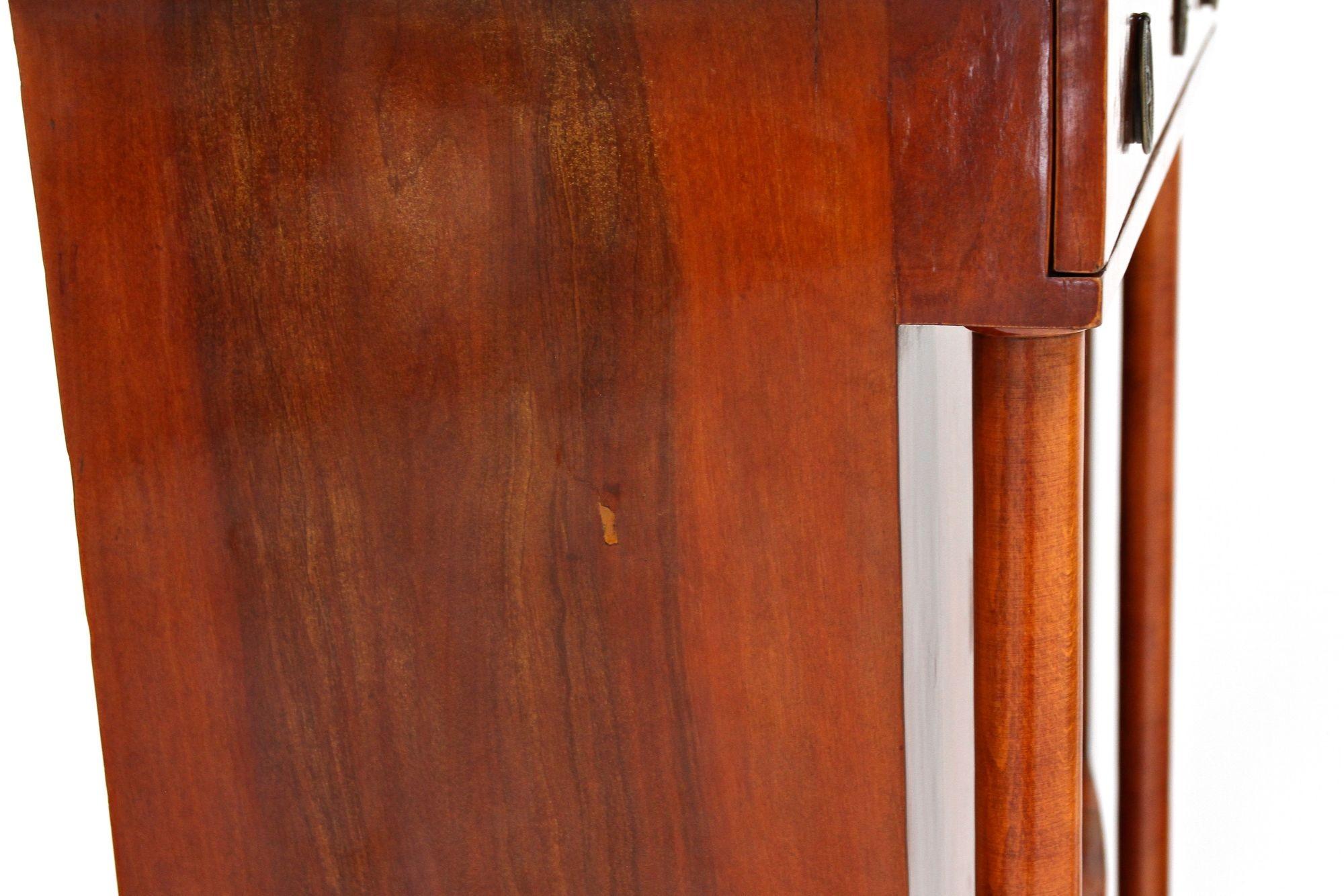 19th Century Biedermeier Nutwood Secretary Desk/ Secretaire, Austria ca. 1820/25 For Sale 6