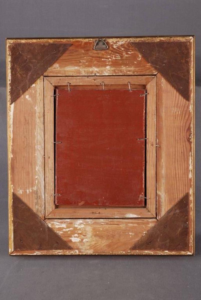 Biedermeier-Ölgemälde des 19. Jahrhunderts von Alex Hoenig (Deutsch) im Angebot